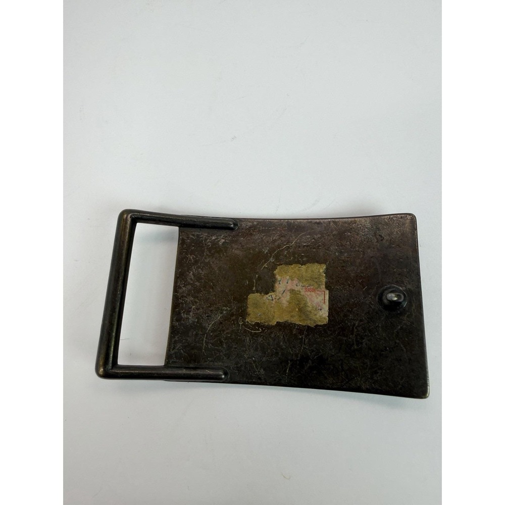 Levi Strauss‎ & Co. Original Brass Belt Buckle Made in USA Rectangle Vintage - Picture 3 of 6
